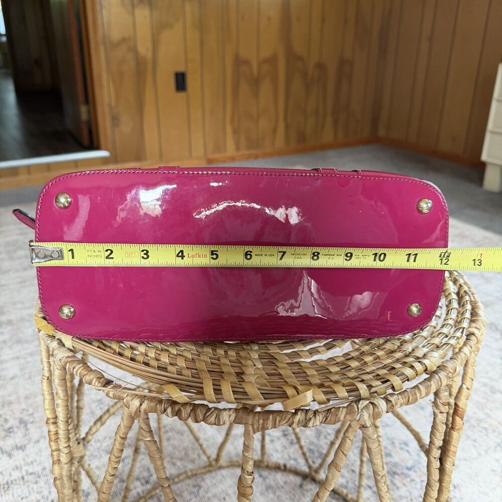 Gucci Microguccissima Pink Patent Leather Nice Dome Bag Pre-Loved Authentic - Picture 15 of 16